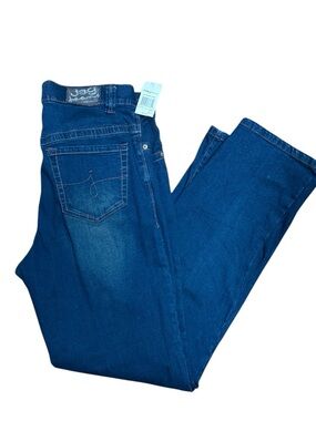 NWT Jag Jeans Straight Leg Denim - Deep Blue Wash size 14W